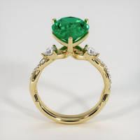 2.88 Ct. Emerald Ring, 18K Yellow Gold 3