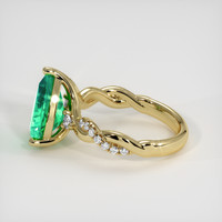 2.73 Ct. Emerald Ring, 18K Yellow Gold 4