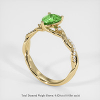 1.00 Ct. Gemstone Ring, 18K Yellow Gold 2