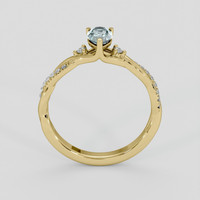 0.54 Ct. Alexandrite Ring, 18K Yellow Gold 3