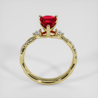 1.52 Ct. Ruby Ring, 18K Yellow Gold 3