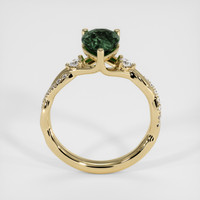 1.41 Ct. Green Sapphire Ring, 18K Yellow Gold 3