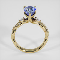 2.57 Ct. Bi Color Sapphire Ring, 18K Yellow Gold 3