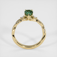 1.06 Ct. Green Sapphire Ring, 18K Yellow Gold 3