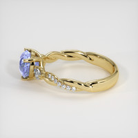 1.63 Ct. Blue Sapphire Ring, 18K Yellow Gold 4