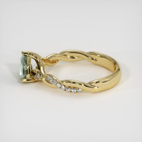 0.87 Ct. Sapphire Ring, 18K Yellow Gold 4
