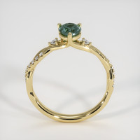 0.74 Ct. Sapphire Ring, 18K Yellow Gold 3