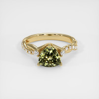 2.63 Ct. Sapphire Ring, 18K Yellow Gold 1