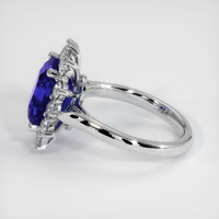 5.49 Ct. Blue Sapphire Ring, Platinum 950 4