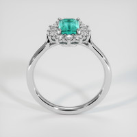 1.10 Ct. Emerald Ring, Platinum 950 3