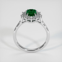 1.00 Ct. Emerald Ring, Platinum 950 3