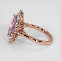 5.24 Ct. Pink Sapphire Ring, 18K Rose Gold 4