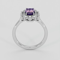 1.43 Ct. Bi Color Sapphire Ring, 14K White Gold 3
