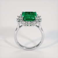 4.33 Ct. Emerald Ring, 18K White Gold 3