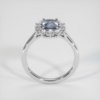 2.11 Ct. Sapphire Ring, 18K White Gold 3