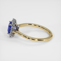 1.26 Ct. Blue Sapphire Ring, 14K White & Yellow 4