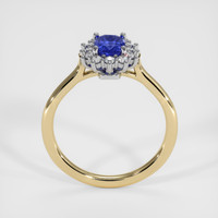 1.26 Ct. Blue Sapphire Ring, 18K White & Yellow 3