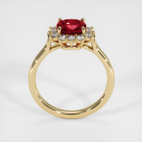 1.55 Ct. Ruby Ring, 10K Yellow Gold 3