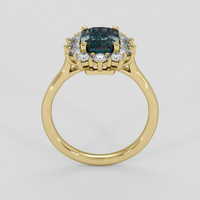 2.51 Ct. Bi Color / Parti Sapphire Ring, 10K Yellow Gold 3