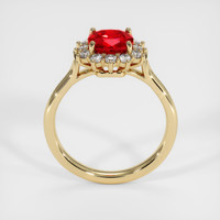 1.62 Ct. Ruby Ring, 10K Yellow Gold 3