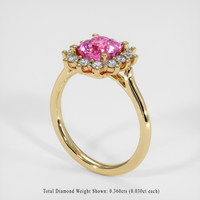 2.26 Ct. Sapphire Ring, 14K Yellow Gold 2