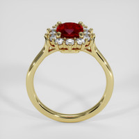 1.22 Ct. Ruby Ring, 14K Yellow Gold 3