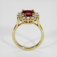 1.40 Ct. Ruby Ring, 14K Yellow Gold 3