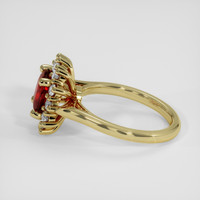 1.40 Ct. Ruby Ring, 14K Yellow Gold 4