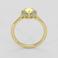0.87 Ct. Yellow Sapphire Ring, 14K Yellow Gold 3