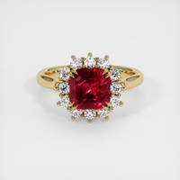 Ruby Ring 2.08 Ct., 18K Yellow Gold Preview