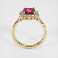 1.41 Ct. Ruby Ring, 18K Yellow Gold 3
