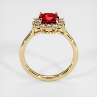 1.62 Ct. Ruby Ring, 18K Yellow Gold 3