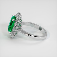 3.33 Ct. Emerald Ring, Platinum 950 4