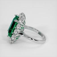11.15 Ct. Emerald Ring, Platinum 950 4