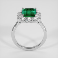 2.58 Ct. Emerald Ring, Platinum 950 3