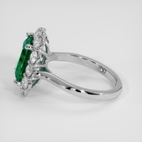 2.58 Ct. Emerald Ring, Platinum 950 4