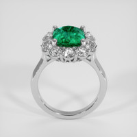 3.23 Ct. Emerald Ring, Platinum 950 3