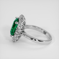 3.23 Ct. Emerald Ring, Platinum 950 4