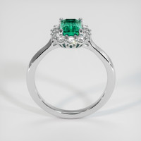1.11 Ct. Emerald Ring, Platinum 950 3