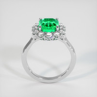 2.81 Ct. Emerald Ring, Platinum 950 3