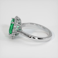 1.33 Ct. Emerald Ring, Platinum 950 4