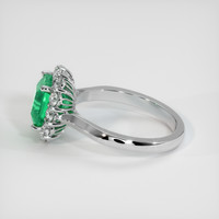 2.34 Ct. Emerald Ring, Platinum 950 4