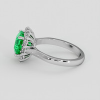 2.22 Ct. Emerald Ring, Platinum 950 4