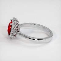 1.50 Ct. Ruby Ring, Platinum 950 4