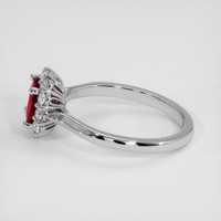1.07 Ct. Ruby Ring, Platinum 950 4