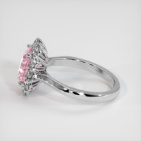 2.15 Ct. Pink Sapphire Ring, Platinum 950 4