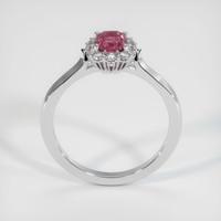 1.12 Ct. Padparadscha Sapphire Ring, Platinum 950 3
