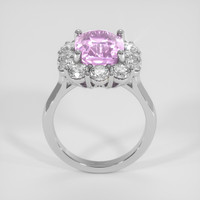 6.18 Ct. Pink Sapphire Ring, Platinum 950 3