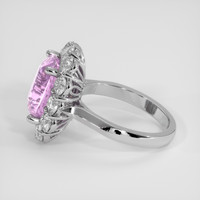 6.18 Ct. Pink Sapphire Ring, Platinum 950 4