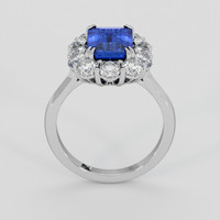 2.24 Ct. Blue Sapphire Ring, Platinum 950 3